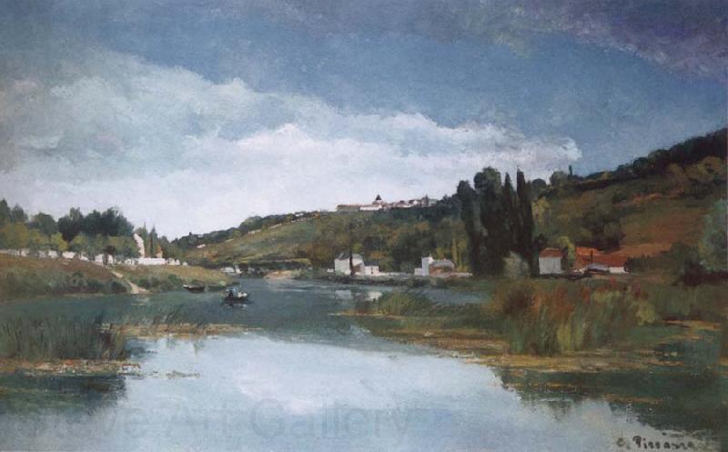 Camille Pissarro The Marne at Chennevieres Spain oil painting art